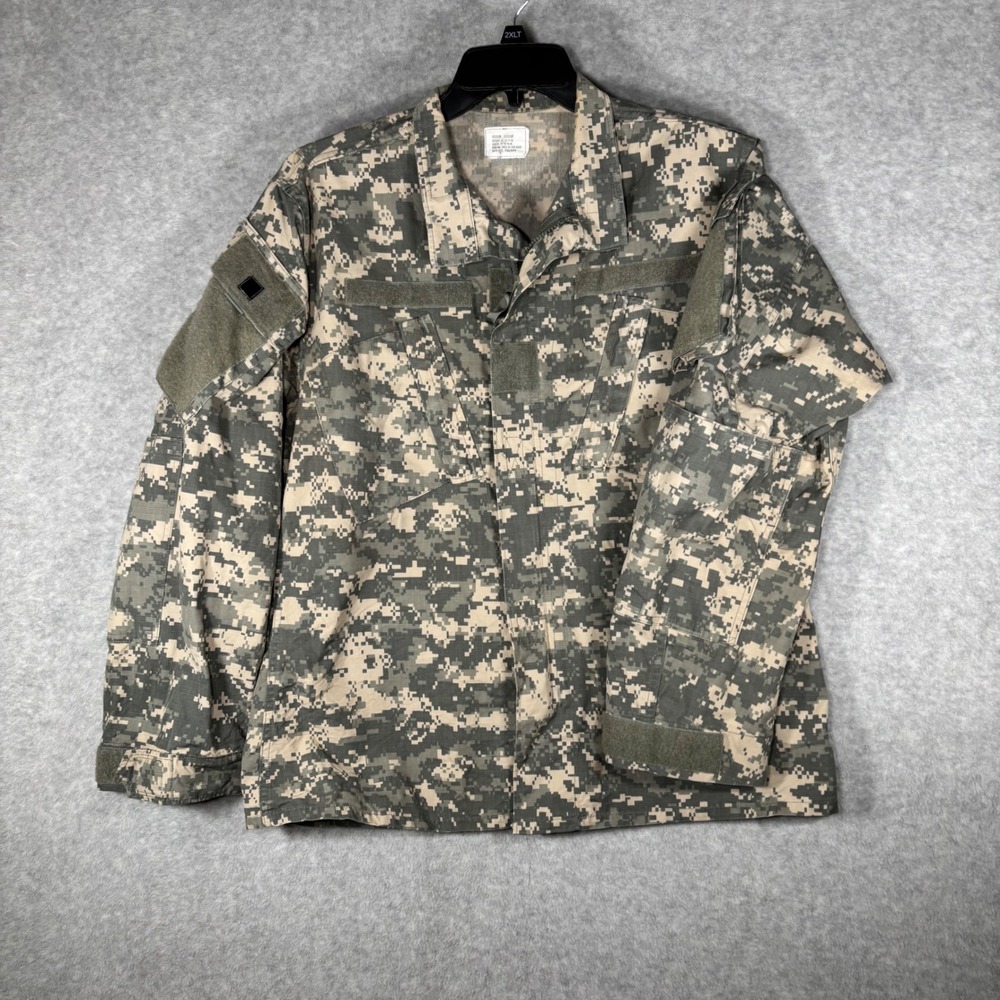 Military Army Combat Uniform Coat Mens Medium Regular Camo‎ ACU Digital Jacket